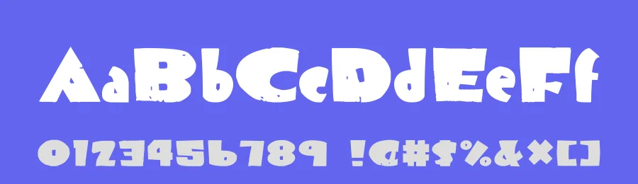 Sticks and Stones1 by Joseph Dawson — Display Font — thumbnail 3