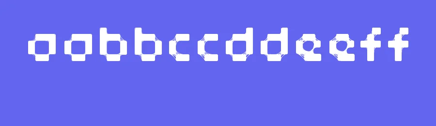 Sticky bits v2 by Lander De Wandel — Display Font — thumbnail 3