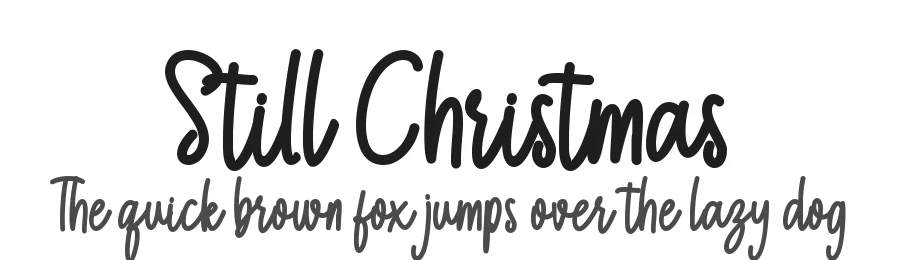 Still Christmas by Nox Studio 2021 ( Sarif Hidayat) — Display Font
