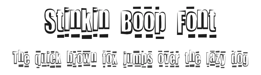Stinkin Boop Font — Display Font
