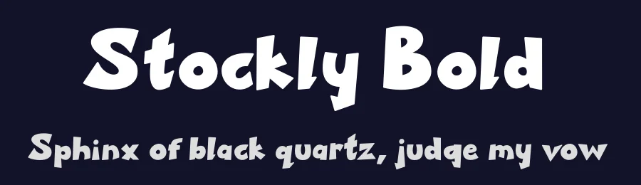 Stockly Bold by Febri Creative — Display Font — thumbnail 2