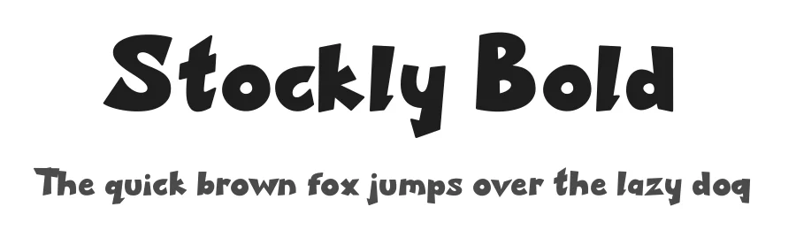 Stockly Bold by Febri Creative — Display Font