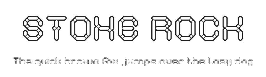 STONE ROCK by http://www.dafont.com/wino-s-kadir.d2209 — Display Font