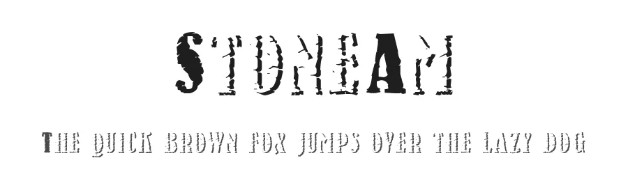 StoneAm — Display Font