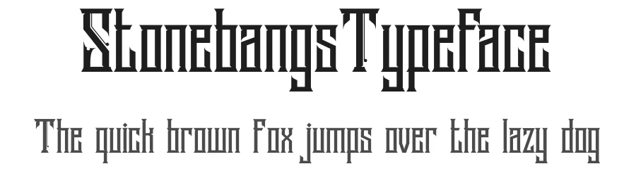 StonebangsTypeface by Lostvoltype Foundry — Display Font