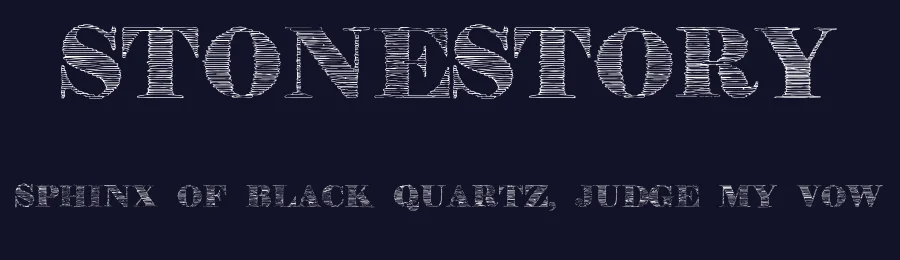 StoneStory — Display Font — thumbnail 2
