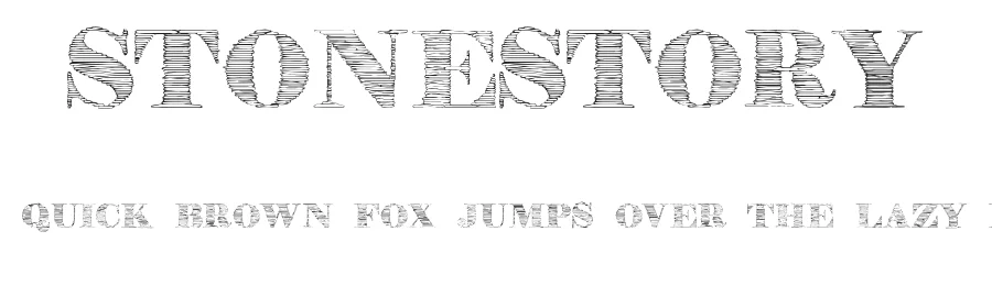 StoneStory — Display Font