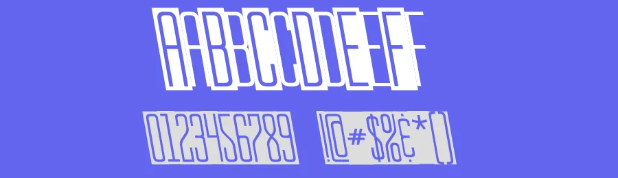 StopSlantSans Monospaced — Display Font — thumbnail 3