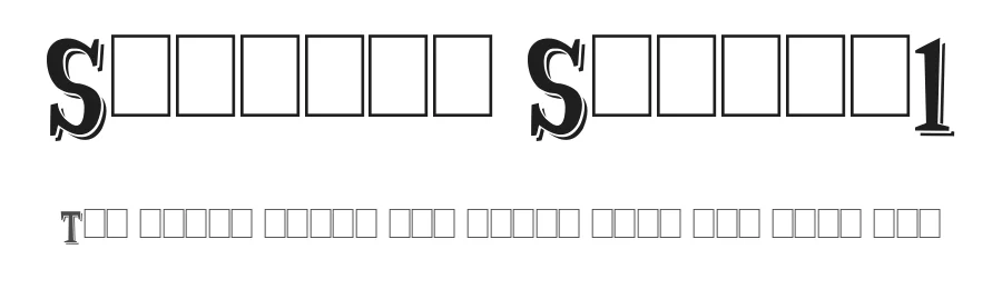 Strange Shadow1 by IMAGEX — Display Font