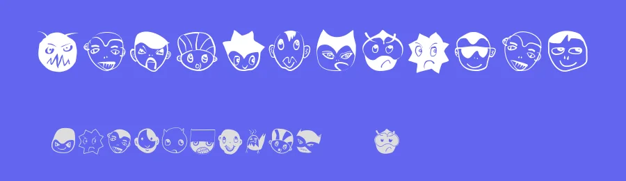 StrangeCharacters — Display Font — thumbnail 3