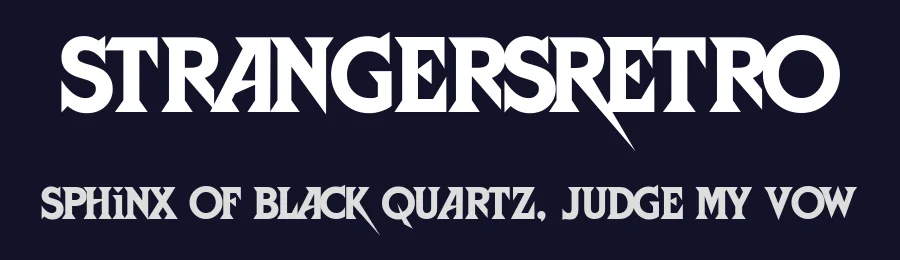 StrangersRetro — Display Font — thumbnail 2