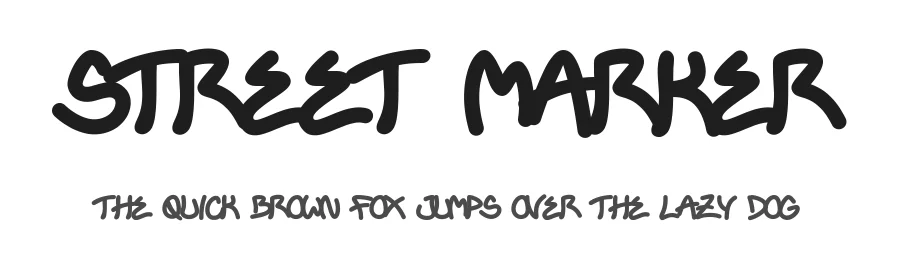 STREET MARKER by Septo Adi Wicaksono — Display Font