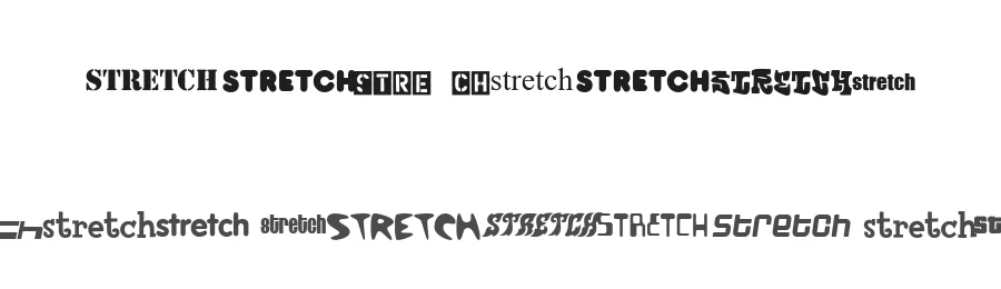 Stretch — Display Font