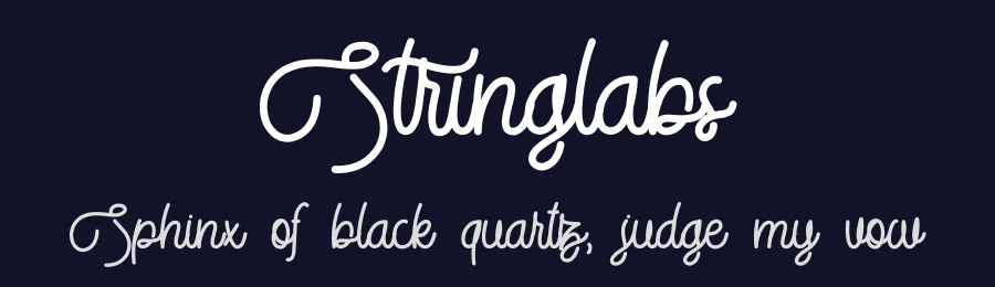 Stringlabs — Display Font — thumbnail 2