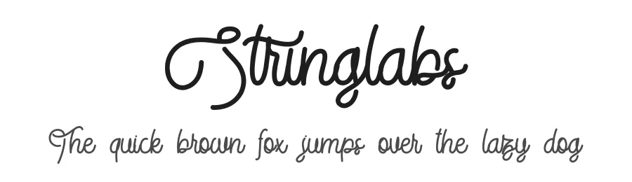Stringlabs — Display Font