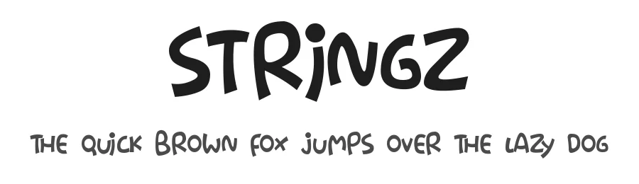 Stringz — Display Font