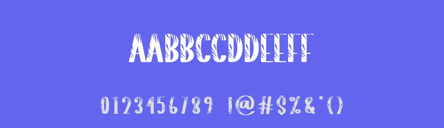 Striped Tiger — Display Font — thumbnail 3