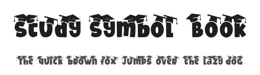 Study Symbol Book by Putra Novembria Candra Kusuma — Display Font