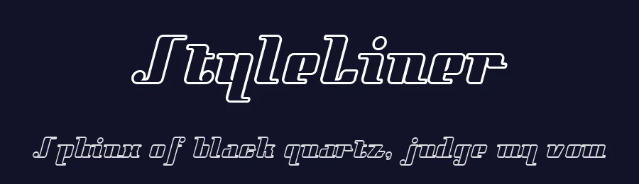StyleLiner — Display Font — thumbnail 2