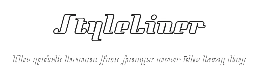 StyleLiner — Display Font