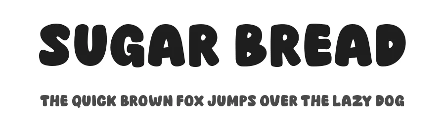 Sugar Bread by MJType (Muhamad Junaid) www.mjtype.com — Display Font