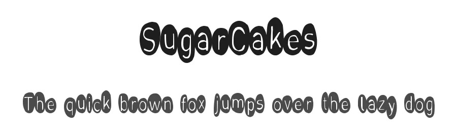 SugarCakes by Max Infeld — Display Font