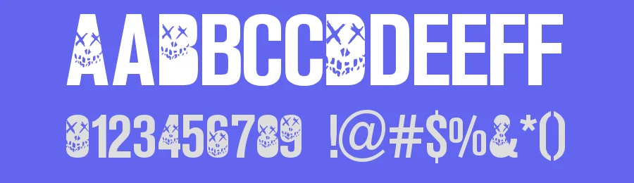 Suicide Squad Font — Display Font — thumbnail 3