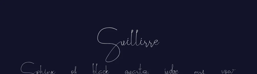 Suillirre — Display Font — thumbnail 2