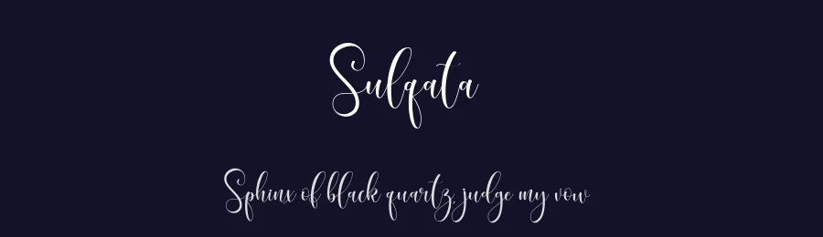 Sulqata by Gilar Studio — Sans Font — thumbnail 2