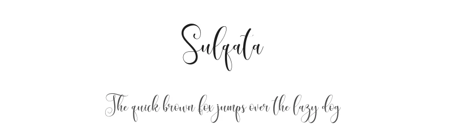 Sulqata by Gilar Studio — Sans Font