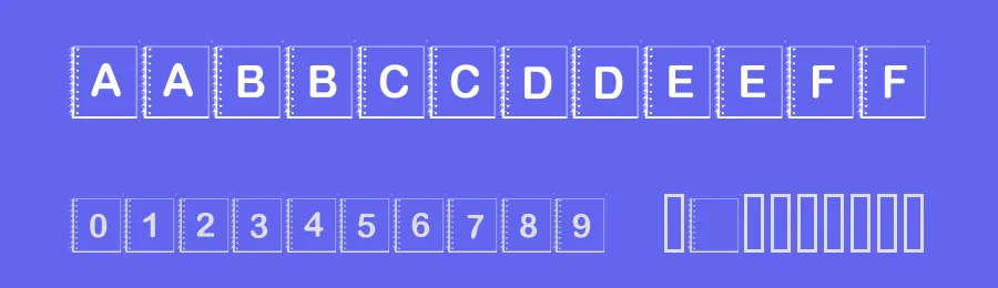 Summers Notebook — Display Font — thumbnail 3