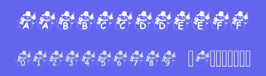 Summers Snowman — Display Font — thumbnail 3