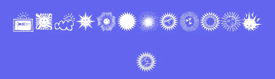 SunAndFriends — Display Font — thumbnail 3