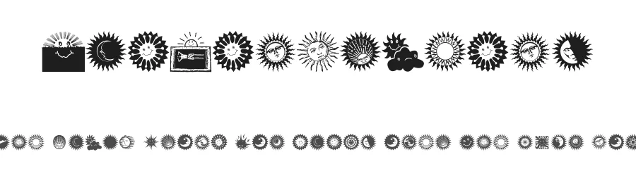 SunAndFriends — Display Font
