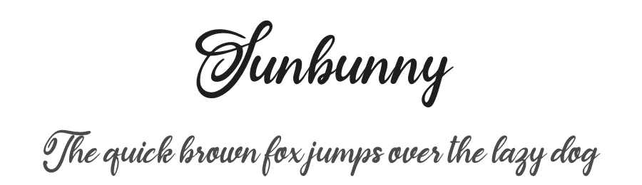 Sunbunny by Siti Nurjanah — Display Font