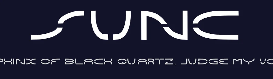 Sunc — Display Font — thumbnail 2