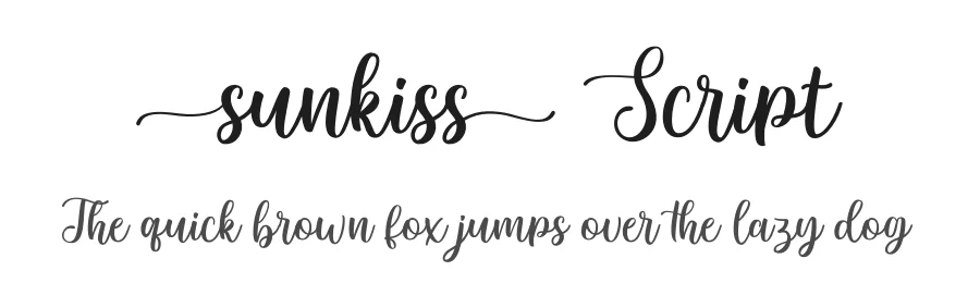 Sunkiss Script by Andri Ardianto & Madatype Studio — Display Font