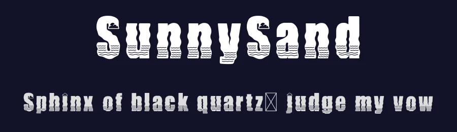 SunnySand — Display Font — thumbnail 2