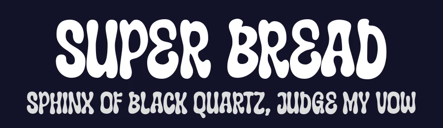 Super Bread — Display Font — thumbnail 2