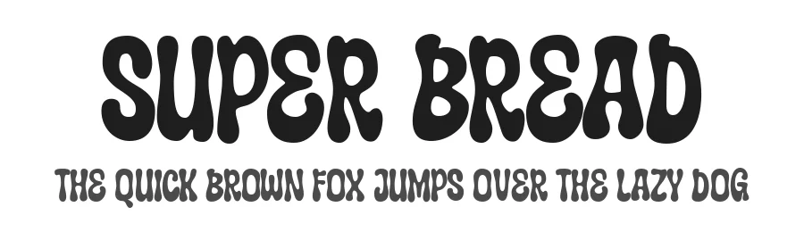 Super Bread — Display Font