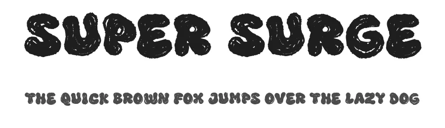 Super Surge — Display Font