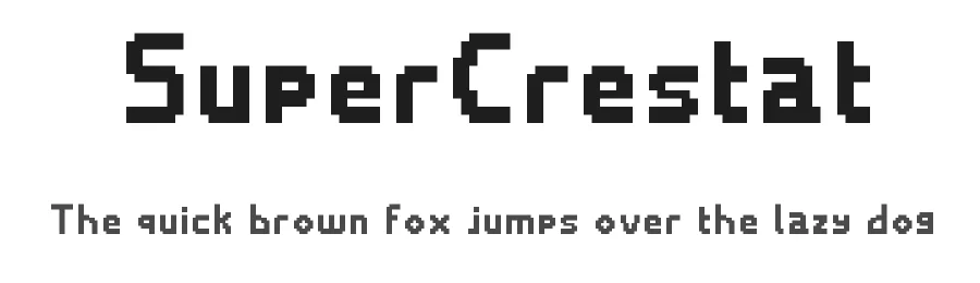 SuperCrestat — Display Font