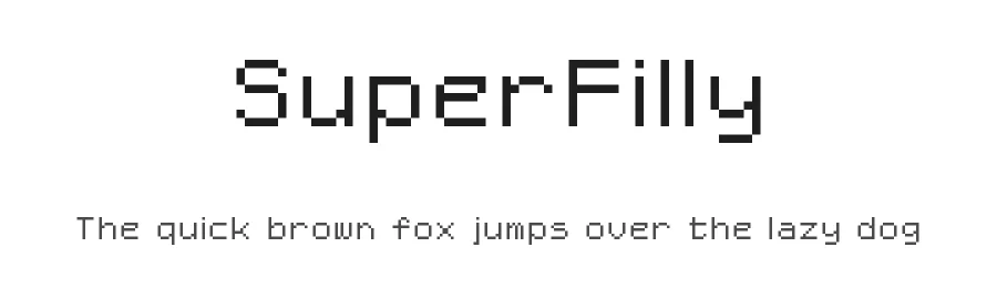 SuperFilly — Display Font