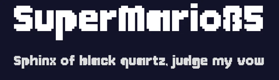 SuperMario85 — Display Font — thumbnail 2