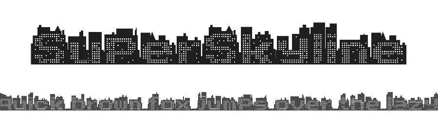 SuperSkyline — Display Font