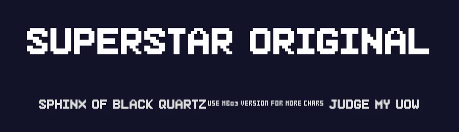 Superstar Original by memesbruh03 — Display Font — thumbnail 2