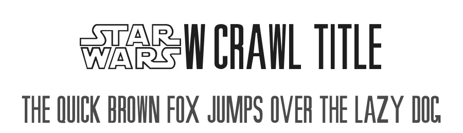 SW Crawl Title by High-Logic - Erwin Denissen 1999 — Display Font
