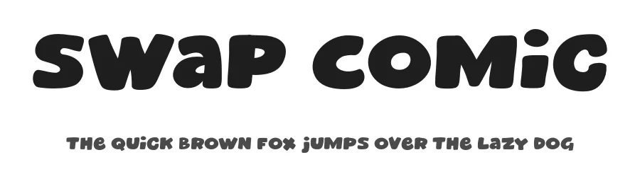 Swap Comic by MJType (Muhamad Junaid) www.mjtype.com — Display Font