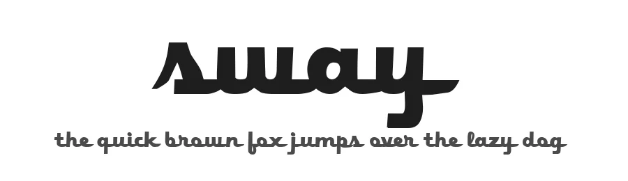 Sway by diane dipiazza/dinctype — Display Font