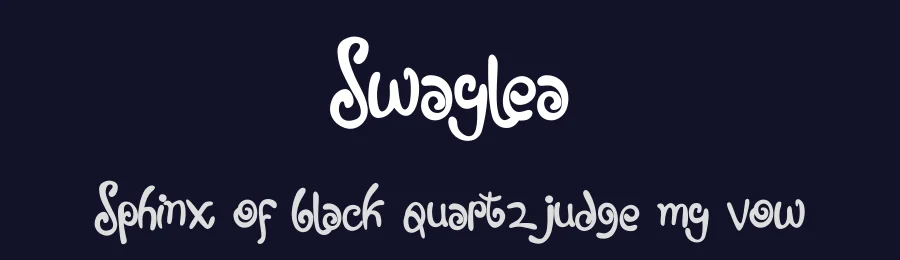 Swaylea by 160 Studio — Display Font — thumbnail 2